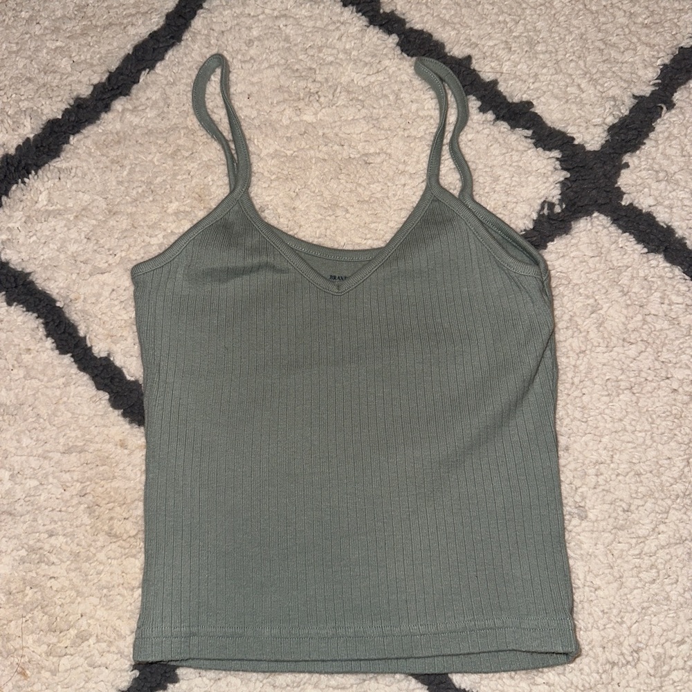 Brandy Melville rubbed Green Tank